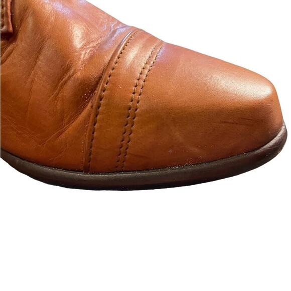 Morgan Taylor Vintage Camel Colored lace up flat boots size 5.5 - Picture 8 of 8